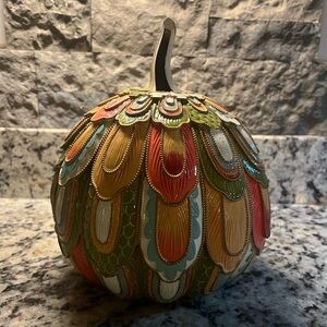 Mackenzie-Childs Aurora Pumpkin. New in Box. RETIRED and RARE!